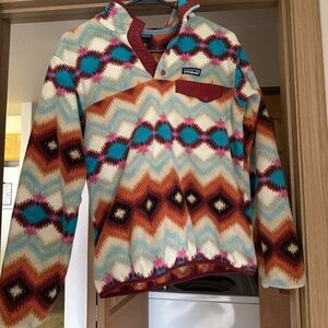 Synchilla snap fleece Timber Twist burgundy